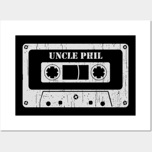 Uncle Phil - Vintage Cassette White Posters and Art